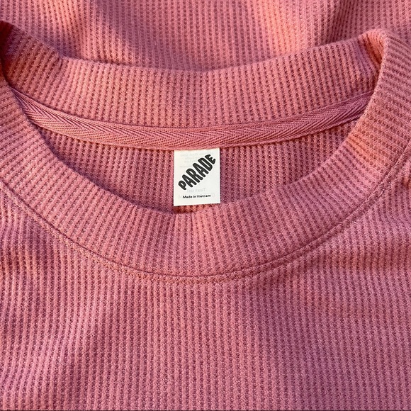 Blush pink Cozy Waffle loungewear set from Parade Underwear - Picture 4 of 5